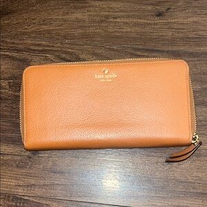 Kate Spade Orange Leather Wallet